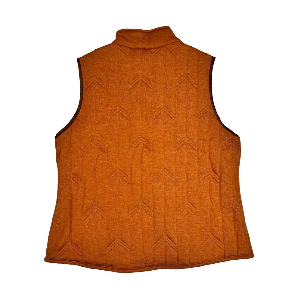 Legendary Whitetails Women's 1X Cedar Cabin Reversible Vest Brown Plaid - Picture 3 of 6